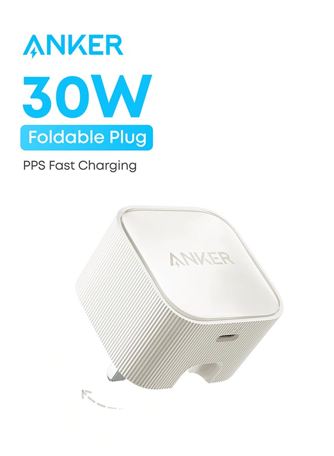 Anker Nano USB C Plug, 30W High-Speed USB C Charger with Foldable Plug, PIQ 3.0 and PPS Fast Charging, For iPhone 17/16 Series, Pixel, Galaxy, iPad, and More (Cable Not Included) - Image 1